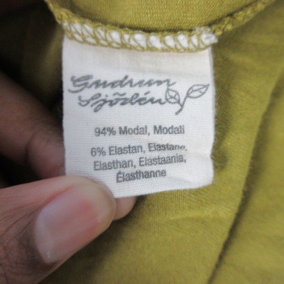 Gudrun Sjoden Tank Midi Dress M Green Modal Sleeveless Comfort Casual Lounge 218 - Picture 4 of 8